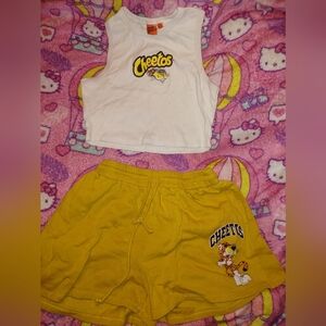Cheetos Tank Top and Shorts Set
